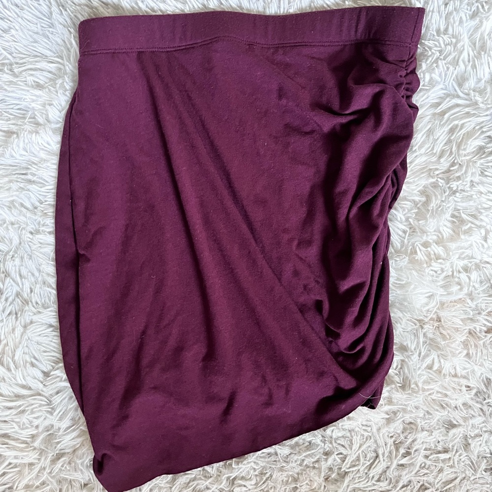 Maroon skirt